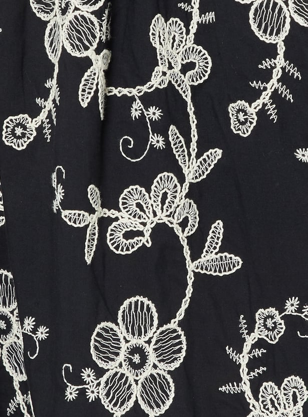 Women Embroidered Midi Dress