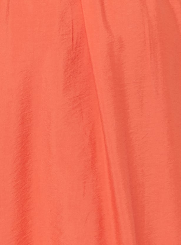 Women Solid Midi Dress