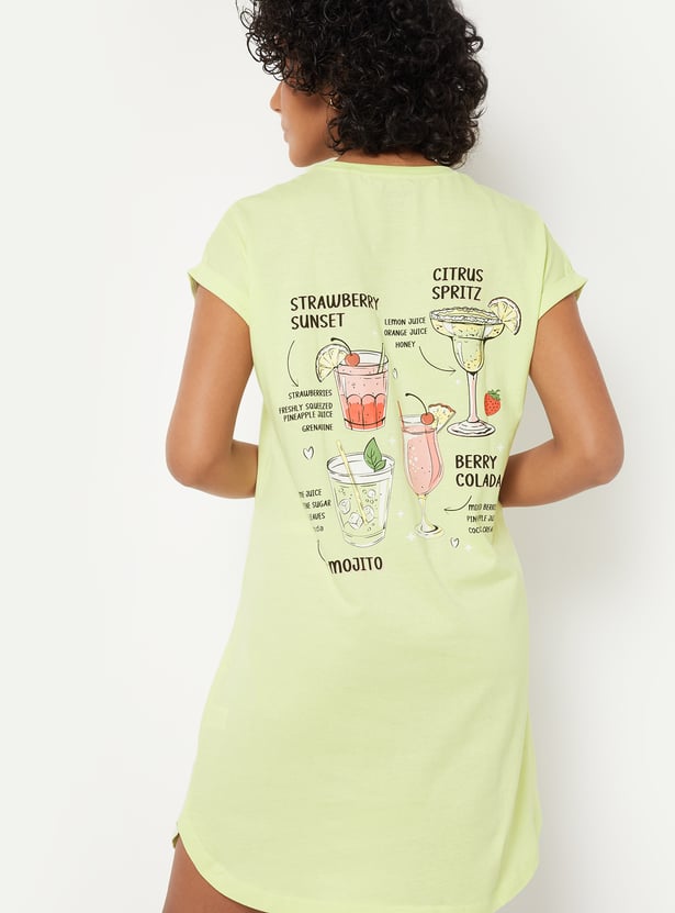 Women Printed Nightdress