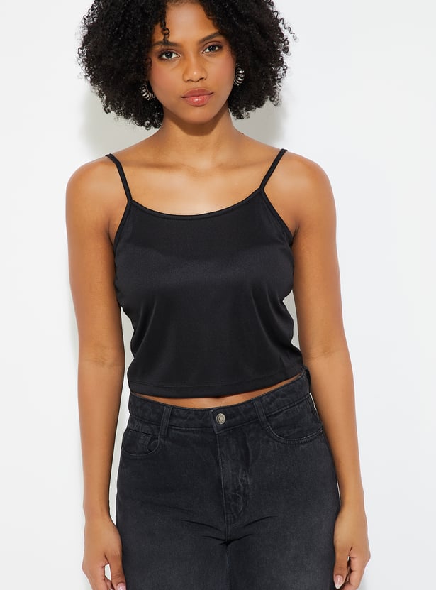 Women Printed Top with Camisole