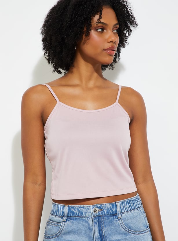 Women Printed Top with Camisole