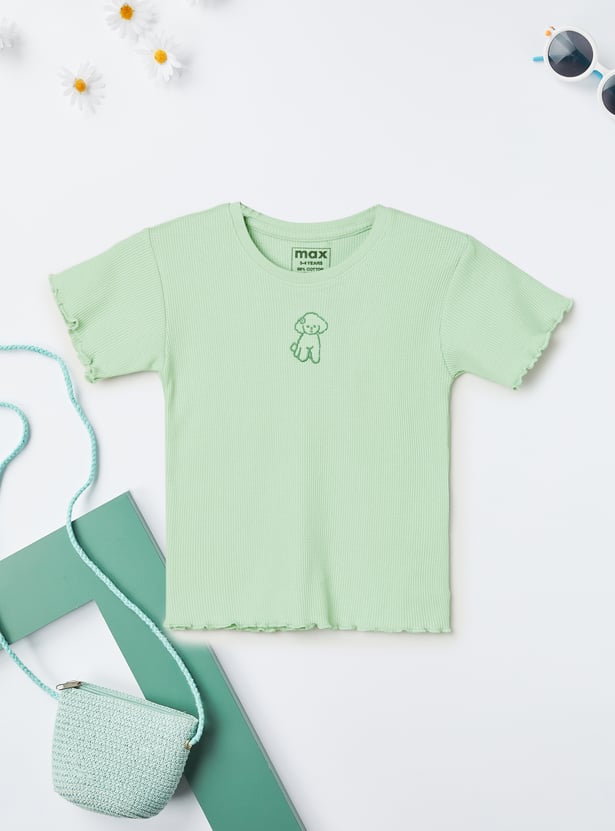 Girls Embroidered Top