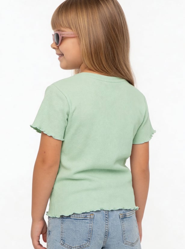 Girls Embroidered Top