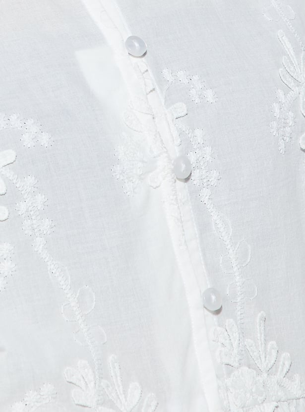 URB_N Women Embroidered Blouse