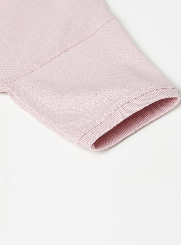Boys Solid Polo T-shirt