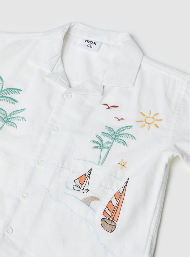 Boys Embroidered Shirt