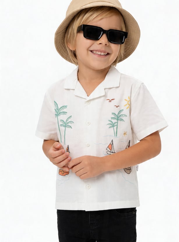 Boys Embroidered Shirt