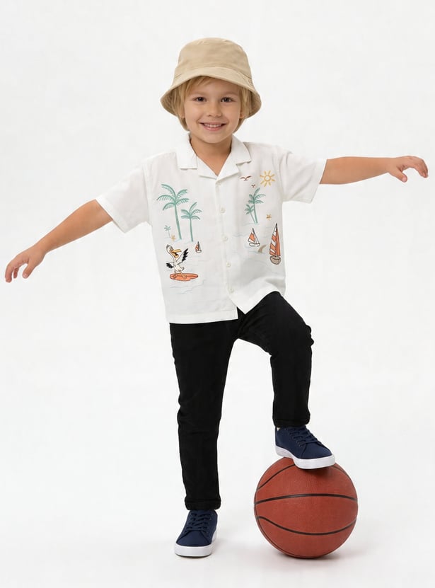 Boys Embroidered Shirt