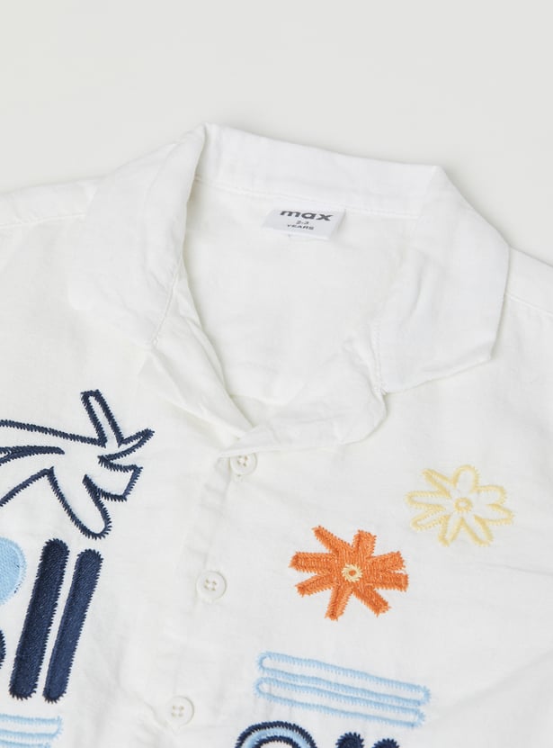 Boys Embroidered Shirt