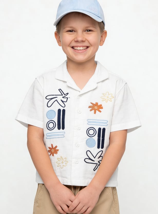 Boys Embroidered Shirt