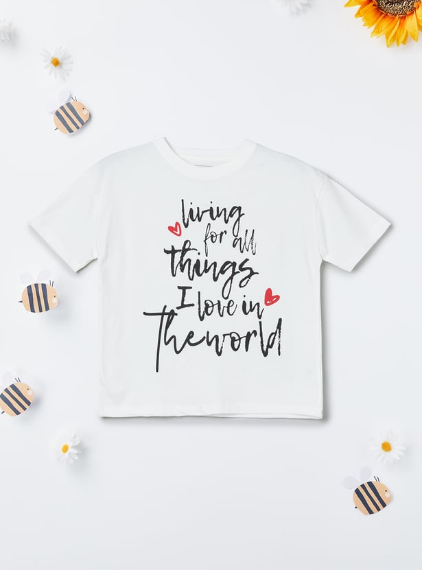 Girls Printed T-shirt