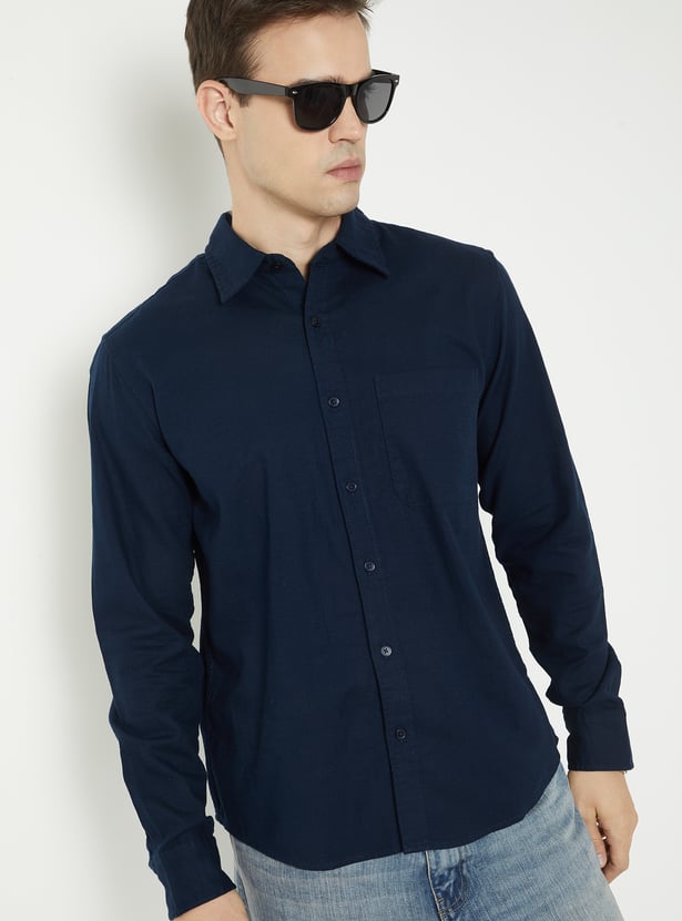 Men Solid Regular Shirt