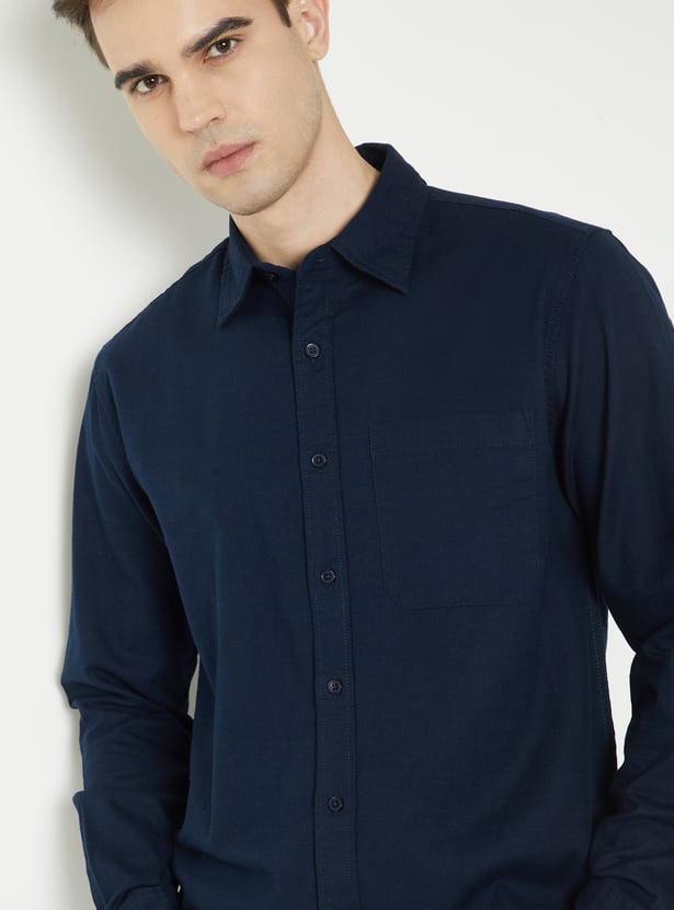 Men Solid Regular Shirt