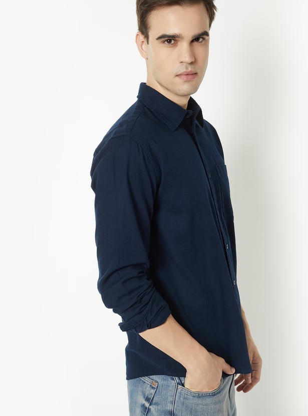 Men Solid Regular Shirt
