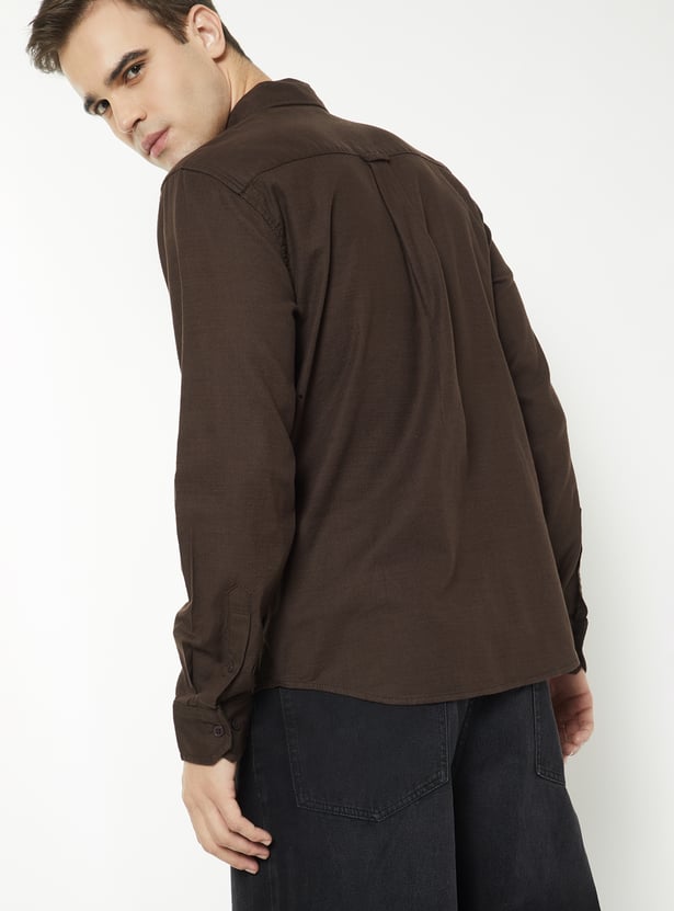 Men Solid Regular Shirt
