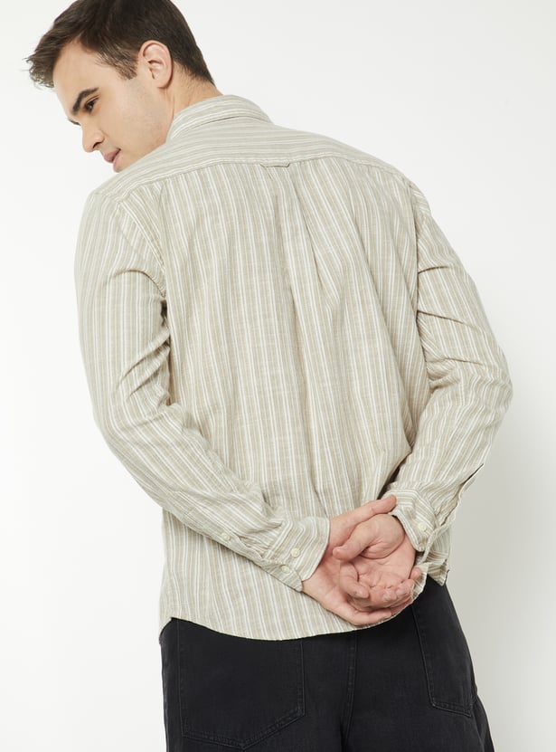 Men Striped Regular Fit Shirt