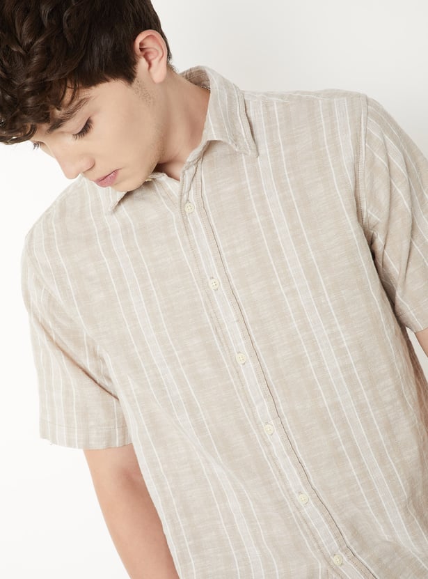 Men Striped Shirt