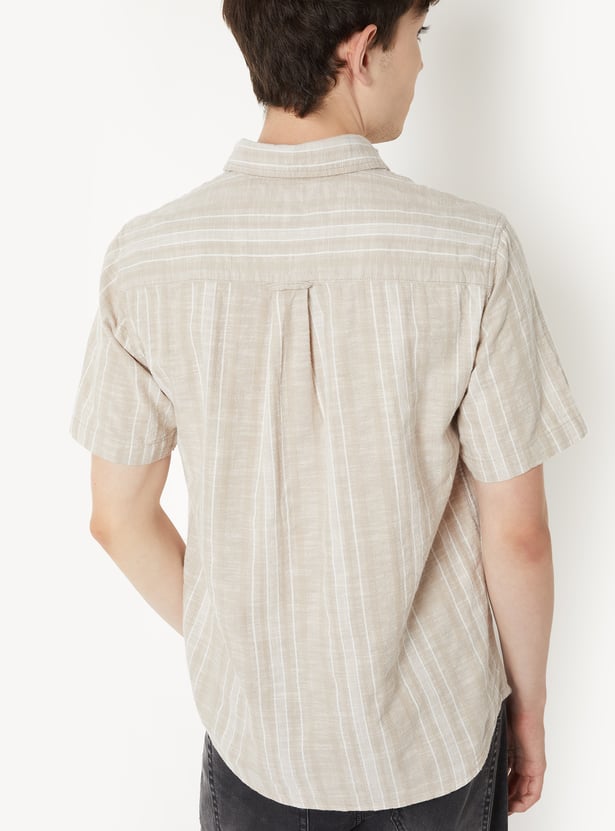 Men Striped Shirt