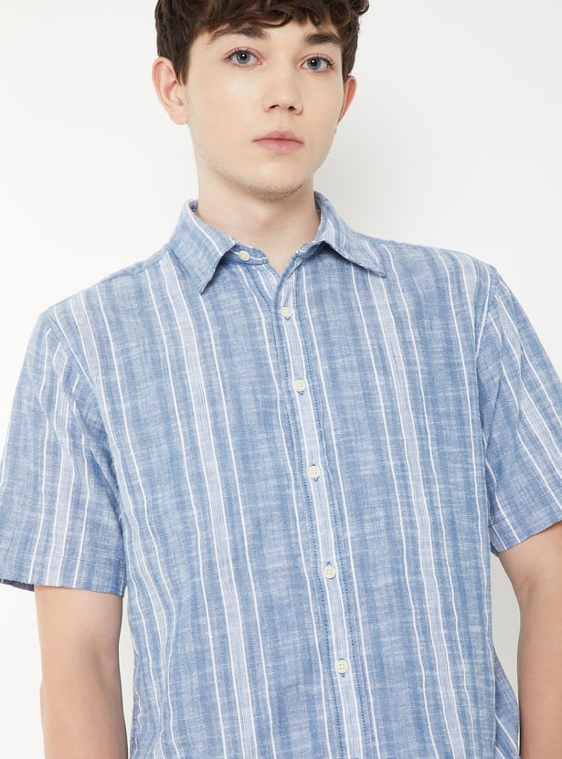 Men Striped Shirt
