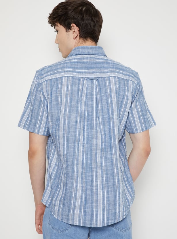 Men Striped Shirt