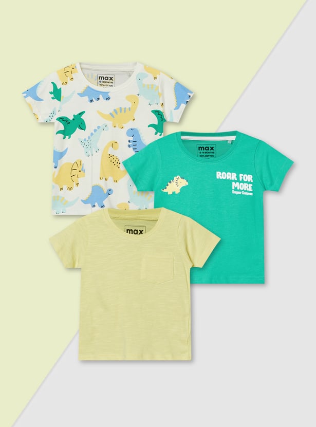 Boys Assorted T-shirts - Pack of 3