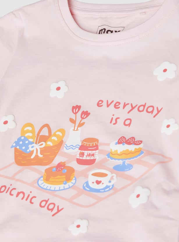 Girls Printed T-shirt