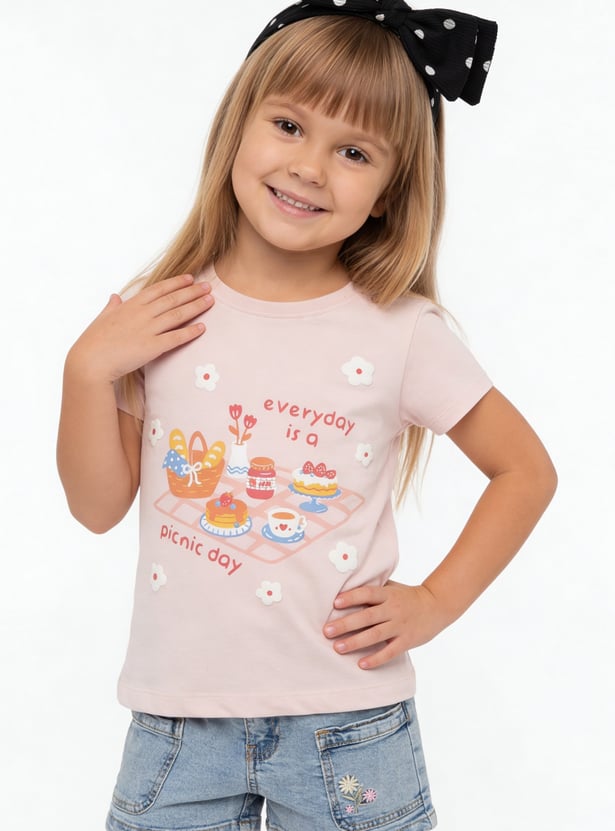Girls Printed T-shirt
