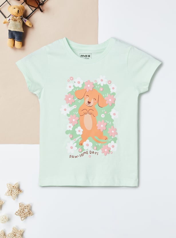 Girls Printed T-shirt