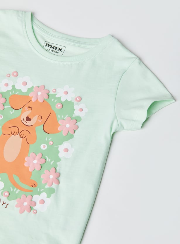 Girls Printed T-shirt