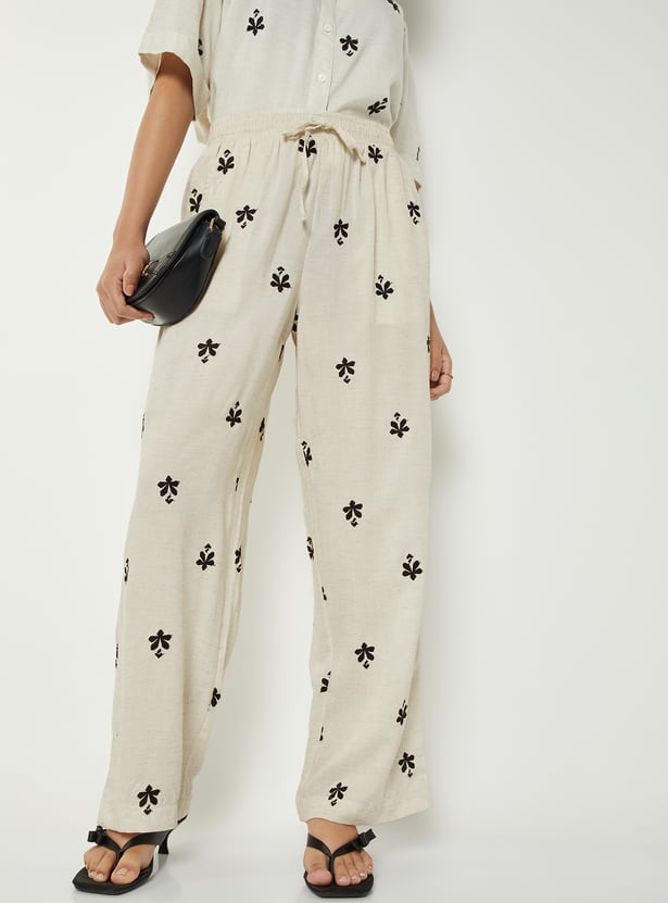 Women Embroidered Trousers