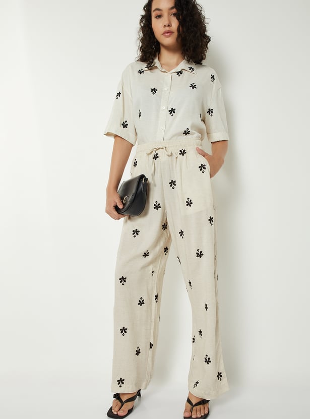 Women Embroidered Trousers