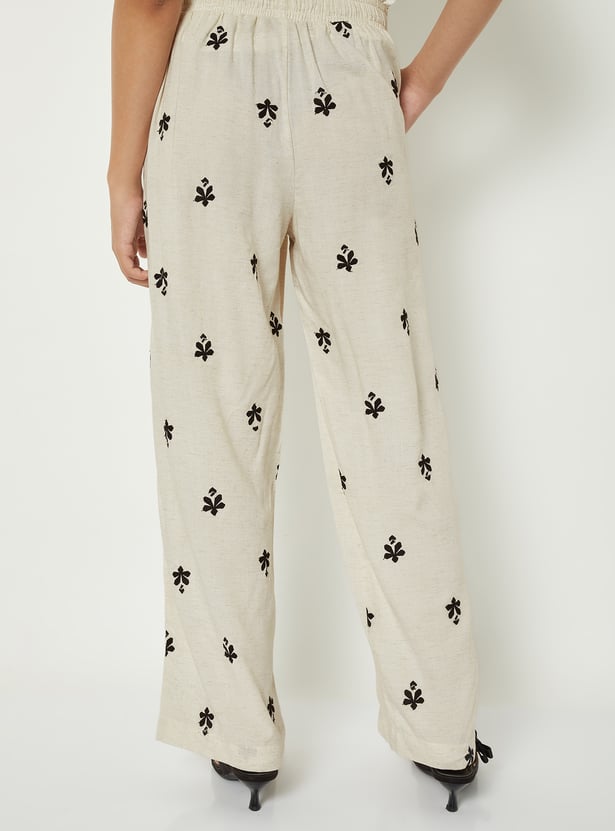 Women Embroidered Trousers