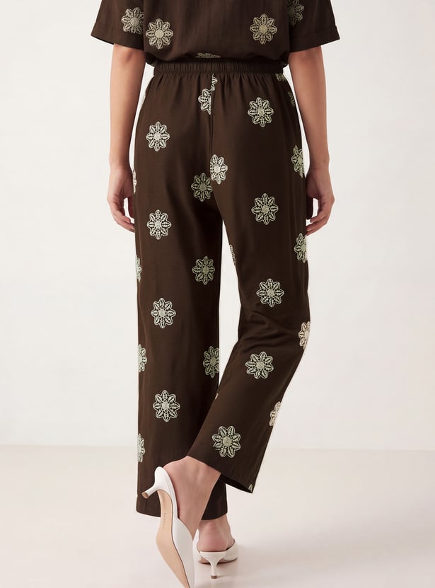 Women Embroidered Trousers