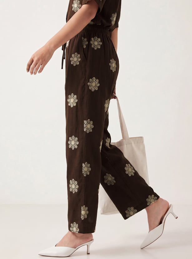 Women Embroidered Trousers