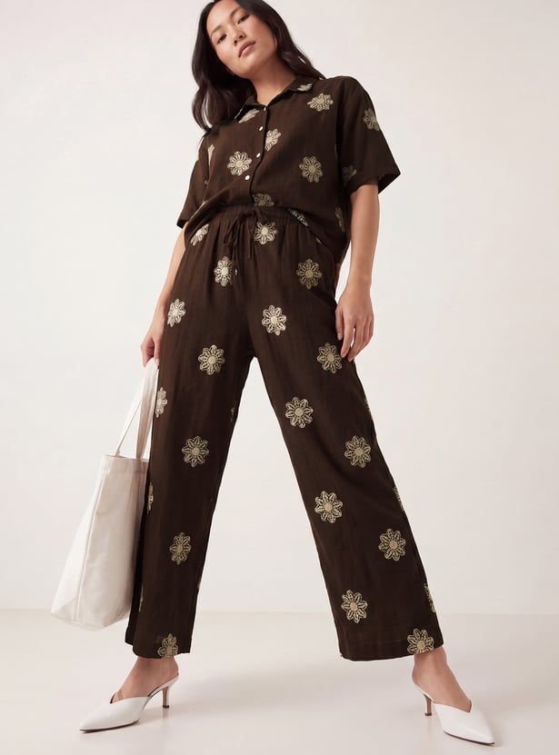 Women Embroidered Trousers