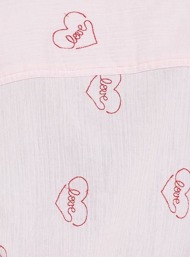 URB_N Women Embroidered Shirt