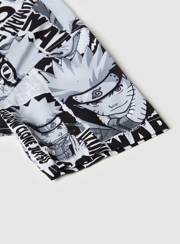 Boys Naruto Printed Shirt
