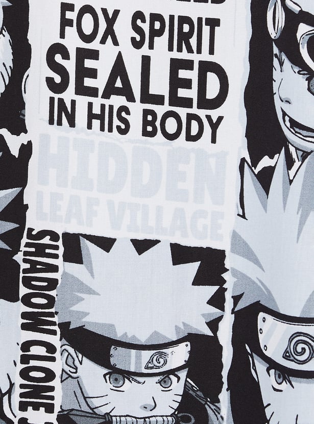 Boys Naruto Printed Shirt