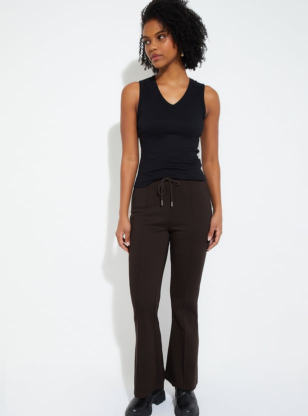URB_N Women Ribbed Sleeveless Top