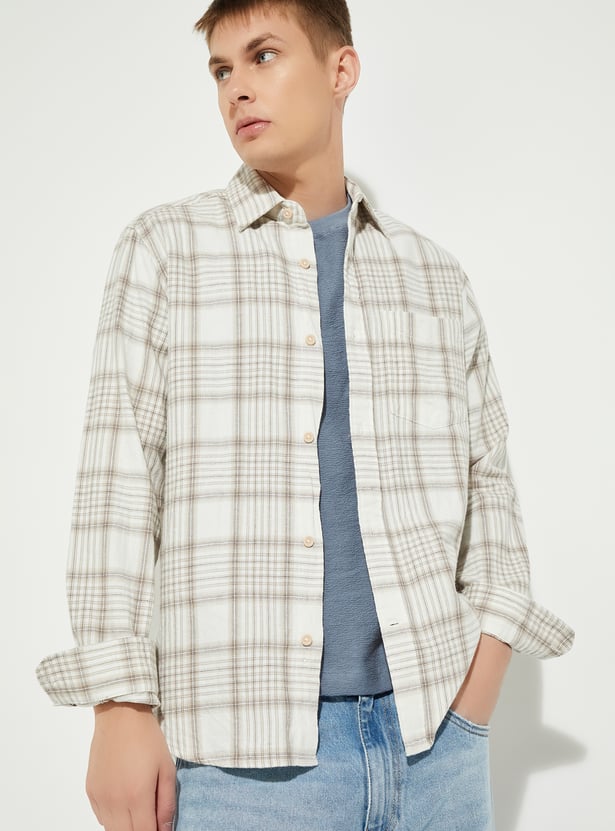 URB_N Men Checked Shirt