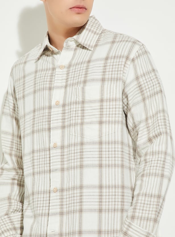 URB_N Men Checked Shirt
