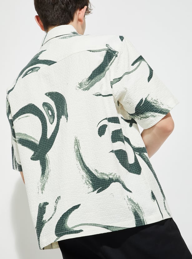 URB_N Men Printed Shirt