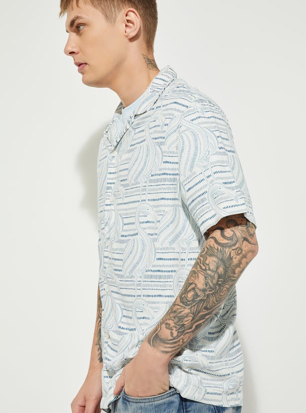 URB_N Men Printed Resort Shirt