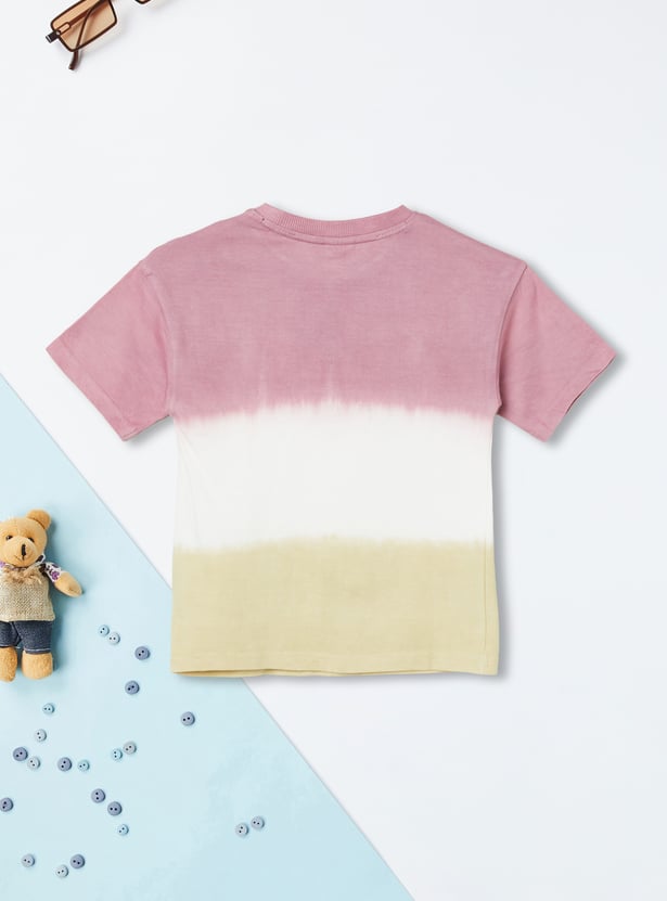 Boys Ombre Embroidered T-shirt