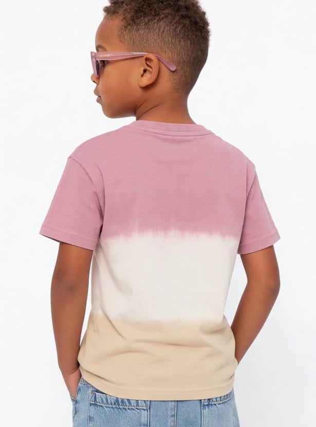 Boys Ombre Embroidered T-shirt