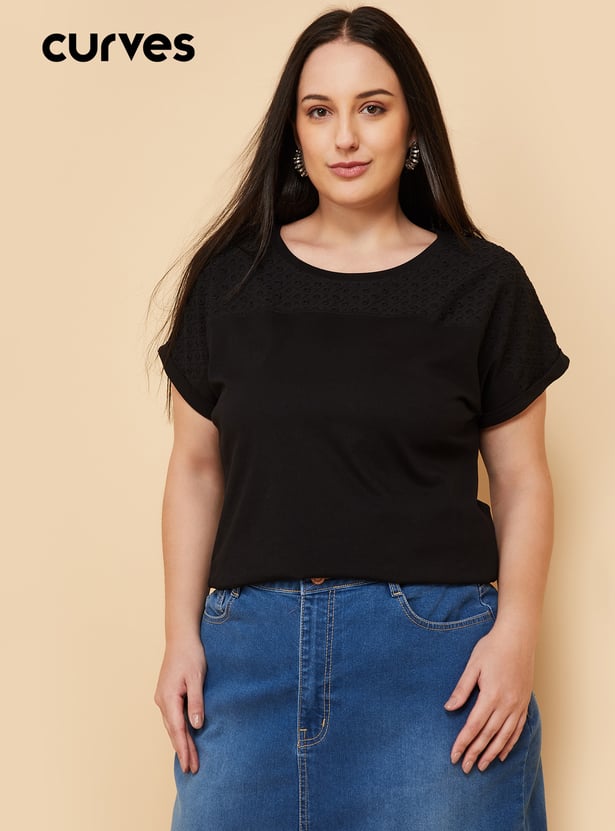 Women Embroidered T-shirt