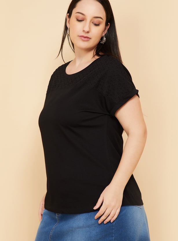 Women Embroidered T-shirt