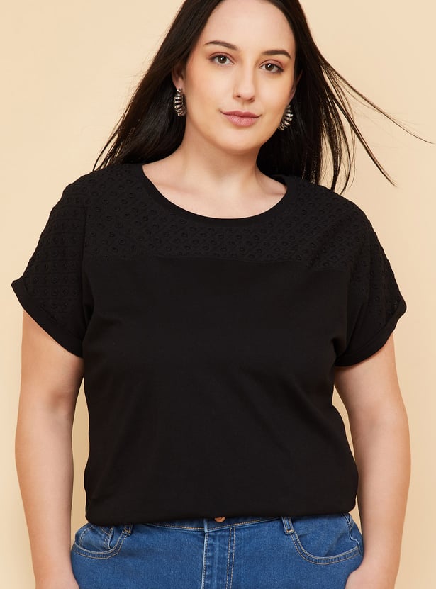 Women Embroidered T-shirt
