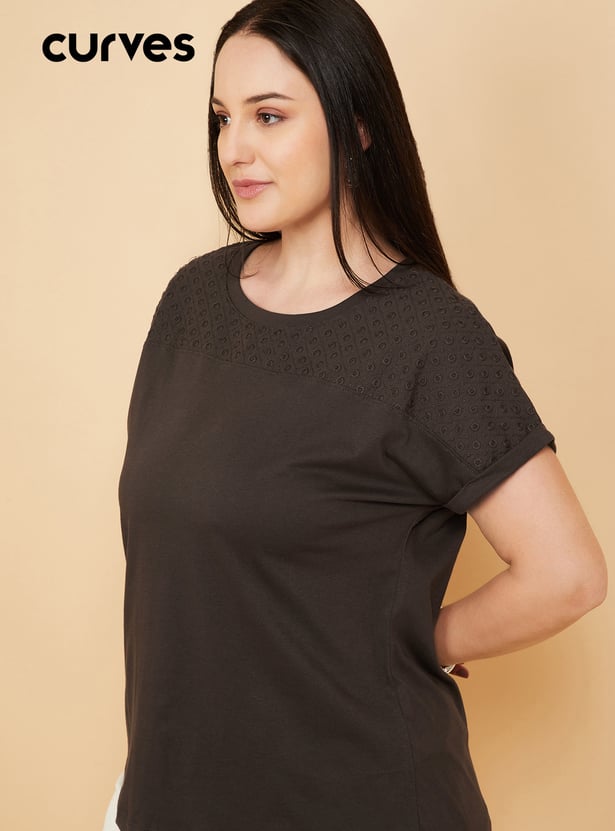 Women Embroidered T-shirt
