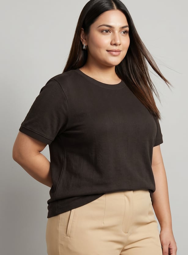 Women Striped Knit Top